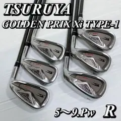 ツルヤ　GOLDEN PRIX Xi TYPE-1　アイアンセット　6本　右　R