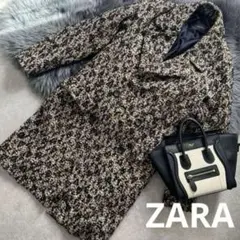 ZARA　ツイードコート　Lサイズ