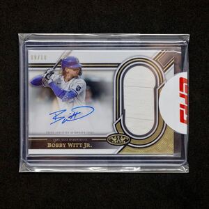 1円スタート！2023 Topps Tier One Bobby witt jr オートレリック 10枚限定 ボビーウィット Baseball 直筆サイン