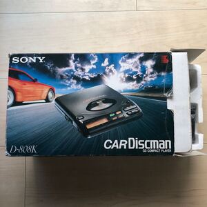 SONY CAR Discman D-808K CD COMPACT PLAYER 付属品完備(未使用) 車載用CDプレーヤー