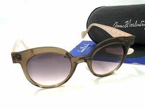 1円 ■美品■ ANNE ET VALENTIN アンバレンタイン SACHA 8D01 サングラス メガネ 眼鏡 レディース ブラウン系×ピンク系 FD9242