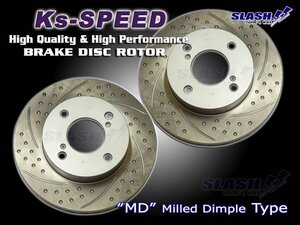 Ks-SPEED[ディンプル+スリット] Front/MD2131 NISSAN サクラ B6AW 2022/05～ Front229x17mm Venti