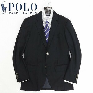 ヴィンテージ◆POLO RALPH LAUREN ポロ ラルフローレン メタルボタン ジャケット 黒 ブラック 国内正規品