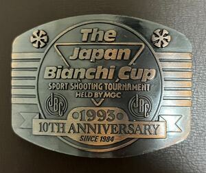 JBC(THE JAPAN BIANCHI CUP/ジャパンビアンキカップ)1993年10周年記念バックル　MGC