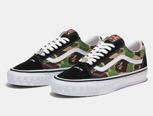 送料無料!! 29.5cm US11.5 A BATHING APE BAPE × VANS LX Old Skool TB CAMO ア ベイシング エイプ バンズ オールドスクール VN000E6VE36