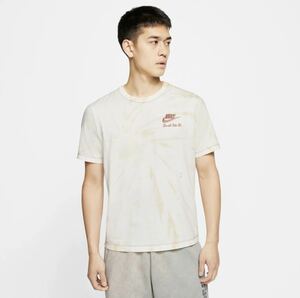 ☆新品 国内正規品 NIKE AS M COTTON ED GEL SS TEE CW4318-210 Lサイズ LIGHT CREAM/SAIL TIE-DYE ナイキ Tシャツ タイダイ ベージュ