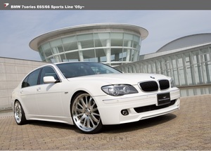 【WALD-Sports Line】 BMW E65 / E66 05y~09y フルエアロ 3点キット スポイラー スポーツライン バルド ヴァルド 735i 745l 745Li 7シリ