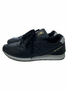 NEW BALANCE◆ローカットスニーカー/25cm/BLK/レザー