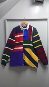 Polo Ralph Lauren × PALACE SKATEBOARD Pieced Rugby Multi ラガーシャツ L