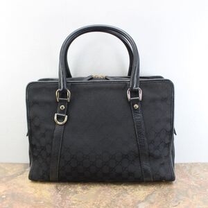 GUCCI GG PATTERNED BOSTON BAG MADE IN ITALY/グッチGG柄ボストンバッグ