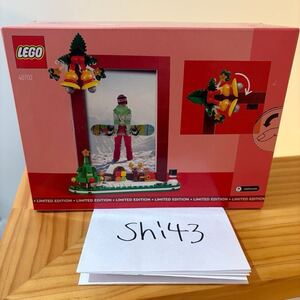 1円スタート LEGO 40702 クリスマス　写真フレーム　レゴ　フォトフレーム　新品未開封 非売品 ノベルティ Xmas Christmas