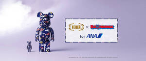 ◆【新品】＜ANAオリジナル＞ FEILER × BE＠RBRICK for ANA ANAマイディアリー 100% & 400%◆MEDICOM TOY