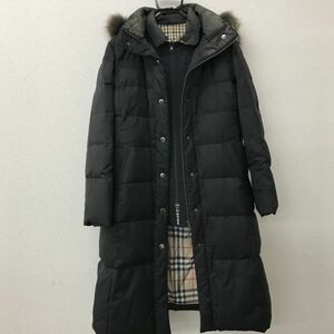 U014-H23-530 BURBERRY バーバリー ダウンジャケット セット 黒 ブラック 着丈約102㎝ 肩幅約44cm 袖丈約59cm