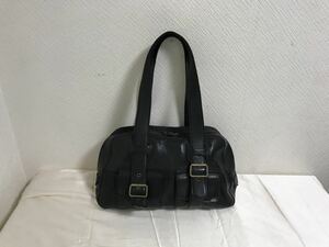 本物マークジェイコブス MARCJACOBS本革レザーハンドバッグビジネスミニボストントートバックレディース黒ブラック