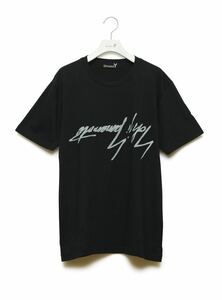 GroundY 逆さロゴ 半袖Tシャツ ブラック グラウンドワイ Ground Y ヨウジヤマモト YOHJI YAMAMOTO