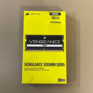 613580 現状品 CORSAIR DDR5-4800MHz ノートPC用 メモリ VENGEANCE DDR5 16GB [16GB×1枚] SO-DIMM CMSX16GX5M1A4800C40 (PC5-38400)