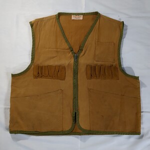 70~80s SAFTBAK ハンティングベスト ビンテージ VEST ジレ PRIDEジップ 