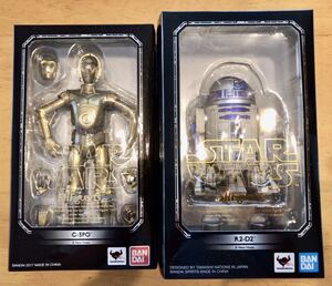 【送料込】バンダイ フィギュアーツ スター・ウォーズシリーズ R2-D2+C3-PO セット Figuarts BANDAI 