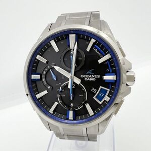 ★2568 カシオ CASIO オシアナス OCEANUS OCW-G2000 TI GPS Bluetooth搭載 ソーラー 黒文字盤 箱 オープンギャラ