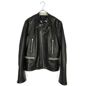 LANVIN(ランバン) Leather Biker Jacket (black) 3
