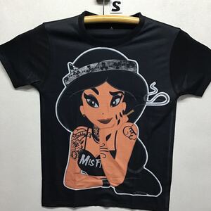 新品 アラジン ジャスミン ダークプリンセス Tシャツ Sサイズ　オモシロTシャツ　パロディ