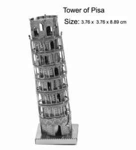 【Tower of Pisa/ピサの斜塔】DIY-子供のための3D建設モデルパズルオイルタワー,分解ハウス,有名な建物のアセンブリ