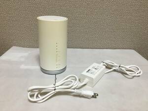 送料無料　mineo　Aプラン設定済　Speed Wi-Fi HOME L01s ホワイト　中古品　au版 HWS32MWA ホームルーター　マイネオ　KDDI