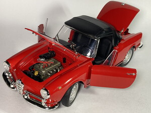 アルファロメオ ジュリエッタ スパイダー Alfa Romeo Giulietta Spyder (1959) 1/18 - リッコ Ricko