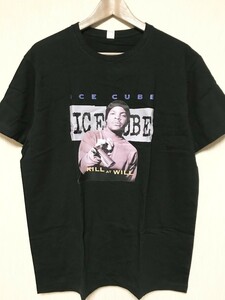 ice cube Tシャツ ヒップホップ ラッパー 90s hiphop rap Westside 2pac dr.dre ice cube snoop dog コンプトン ローライダー black