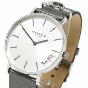 コーチ COACH 腕時計 14503155 レディース ペリー クォーツ ホワイト メタリックグレー ホワイト