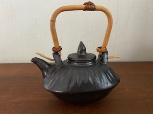 土瓶 一人用　茶器・酒器　陶器　黒　美品