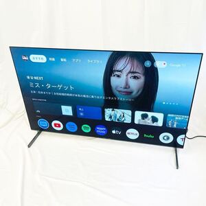 ≪超美品≫【引取限定】SONY ソニー 2022年製　4K有機ELテレビ　55型　55インチ　55V XRJ-55A90J BRAVIA A90Jシリーズブラビア リモコン付