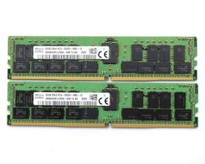 ◇SK hynix 32GBx2枚セット64GB分 PC4-2933Y-R DDR4 Registered ECC 動作確認済 ハイエンドワークステーション/サーバー対応