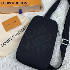 極美品 LOUIS VUITTON ルイヴィトン ダミエジェアン マージュ ノワール ボディバッグ ショルダーバッグ バッグ M93502 黒 メンズ 74869Y