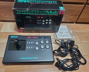 HORI ホリ ファイティングスティック Multi マルチ 本体 ケーブル ジャンク品