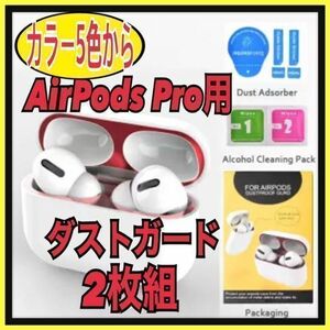 【2枚】AirPods Pro DUST-PROOF FILM ダストガード　⑨