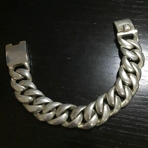 SV925 極太 喜平 シルバー ブレスレット STERLING SILVER チェーン