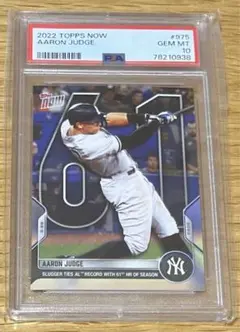 PSA10 2022 topps now ヤンキース アーロン ジャッジ