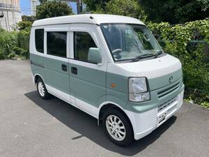 H25年 距離13万キロ台！このままの外装で移動販売車にできそうな可愛さ！車検、予備検相談可！ETC　ミラー型F＆Bカメラ　エブリイ６４VOEM