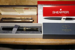 ”K14.CROSS.PARKER.SHEAFFER.万年筆・ボールペン”４本組