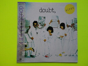 LP/アルフィ＜doubt＞シール付　☆５点以上まとめて（送料0円）無料☆