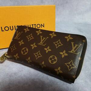 【新型　美品　クリーニング済】LOUIS VUITTON　ルイヴィトン モノグラム　レザー　ジッピーウォレット　ラウンドファスナー長財布　M42616