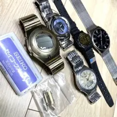 junk × 5 SEIKO、SKAGEN Denmark、CASIOほか