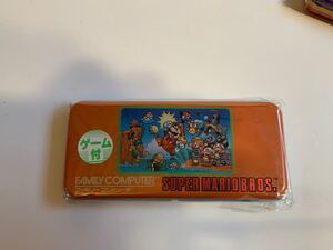 スーパーマリオブラザーズ 缶ペンケース 筆箱 ゲーム付 ニンテンドー ファミコン 任天堂 カセット すごろく