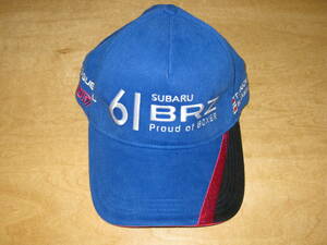 スバル 61 SUBARU BRZ GT300 2019 キャップ/帽子 送¥350～ (数量3まであり)