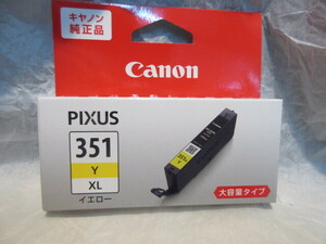 Canon キャノン純正品 　PIXUS　351・Y・XL大容量タイプ　イエロー　4個　新品未使用品未開封