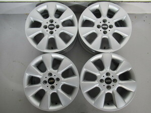 激安即決！BMW MINI RONAL製 7フィン スポーク R92 16×6.5J 100-4H+48 56Φ 中古アルミホイール 4本 R50 R52 R53 R55 R57 R58 他社流用等