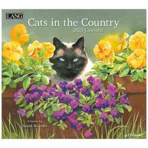 2025 Calendar LANG ラング 壁掛けカレンダー2025年 Cats In The Country Susan Bo