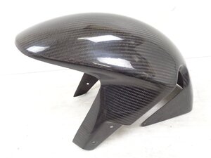 GSX1300R 隼 ハヤブサ GX72A 08-20 A-tech エーテック 綾織 ドライ カーボン フロントフェンダー SPL 良品【F190】