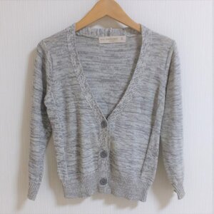 X480　ZARA KNIT ザラ　グレー　カーディガン　L　【メ便】